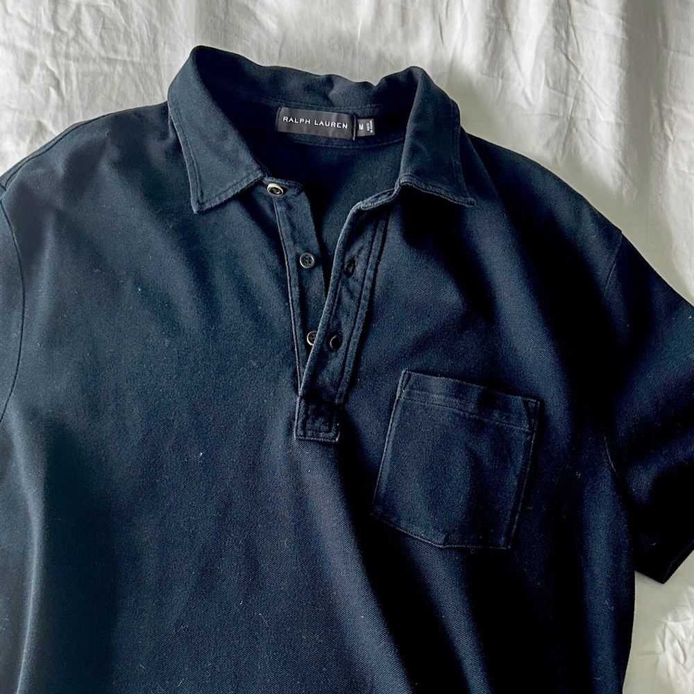 Ralph Lauren Men's Black Polo Shirt